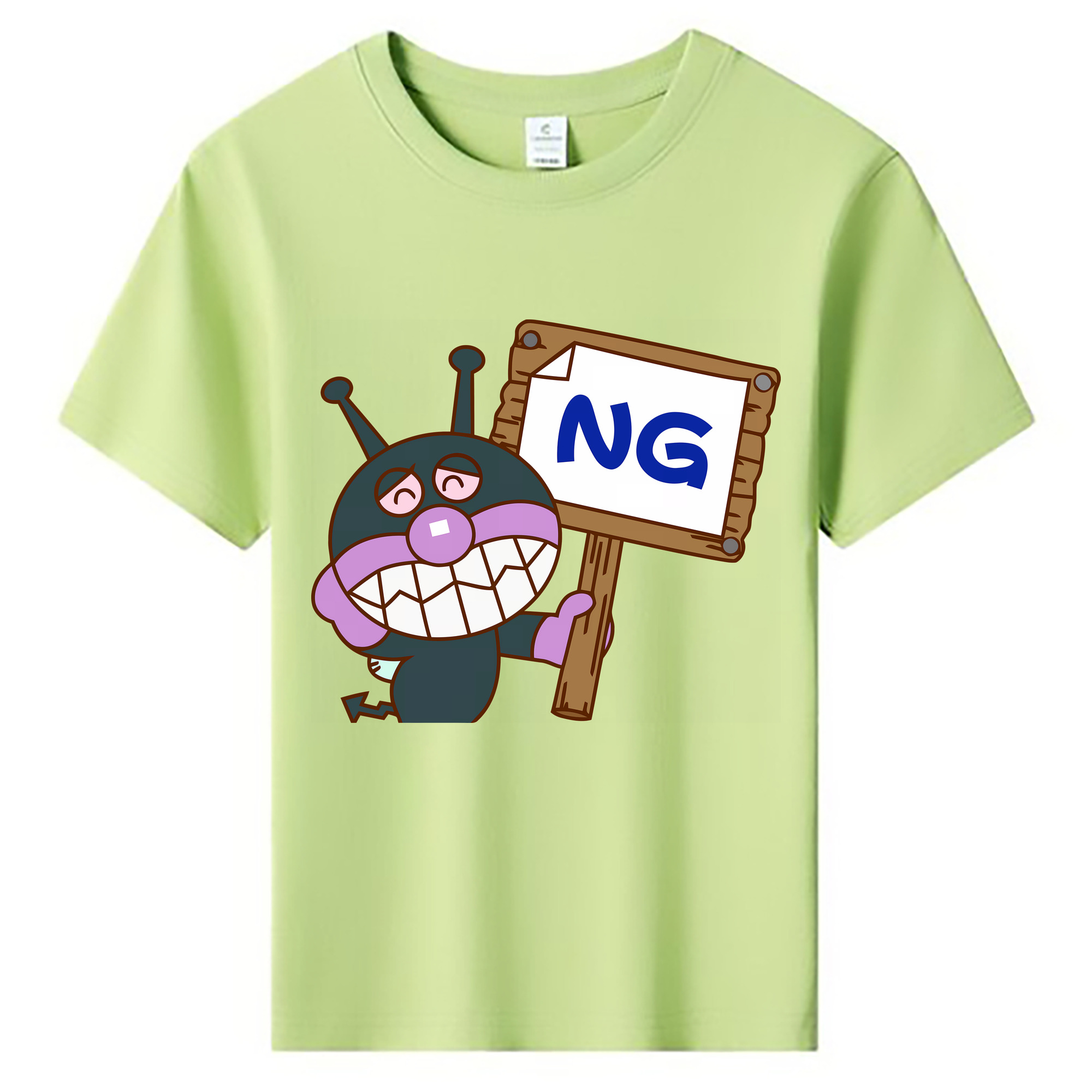（画像用） アンパンマン Anpanman 綿100％キッズTシャツ（フロントプリント）